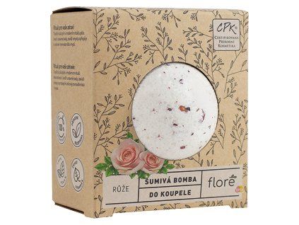 Floré šumivá bomba 110g růže