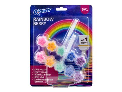 Q-Power WC blok (2ks/bli) Rainbow Berry