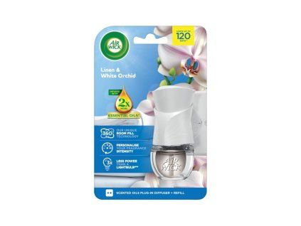 Air Wick Electric Strojek + 19ml Prádlo a bílá orchideje Ks