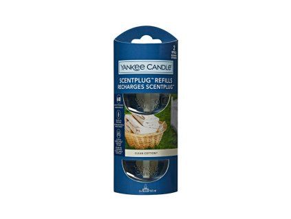 YANKEE CANDLE CLEAN COTTON NÁHRADNÍ NÁPLŇ (2KS) PRO VŮNI DO ELEKTRICKÉ ZÁSUVKY