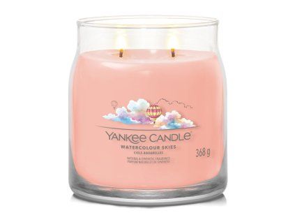 YANKEE CANDLE WATERCOLOUR SKIES SIGNATURE STŘEDNÍ