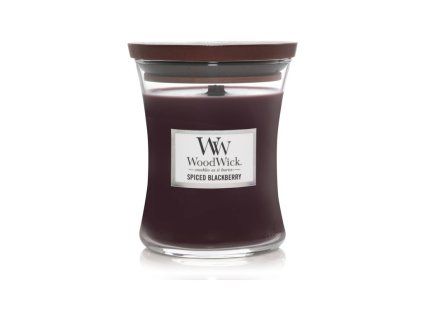 WoodWick Spiced Blackberry váza střední