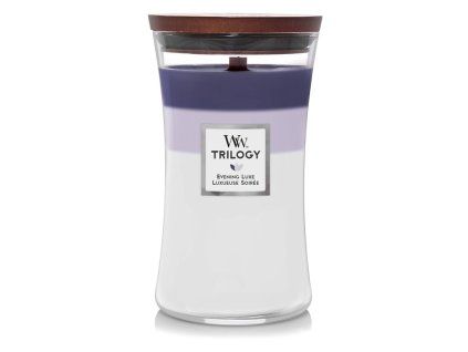 WoodWick Trilogy Evening Luxe sklo velké