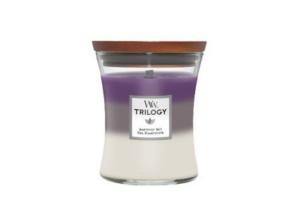 WoodWick Trilogy Amethyst Sky váza střední
