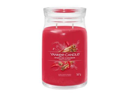 YANKEE CANDLE SPARKLING CINNAMON SIGNATURE VELKÝ