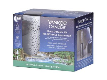 YANKEE CANDLE VONNÝ DIFUZÉR STŘÍBRNÝ PRO KLIDNÝ SPÁNEK