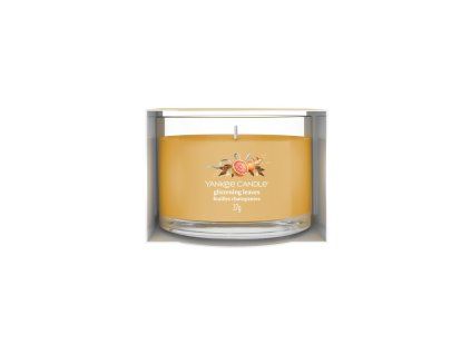 YANKEE CANDLE VOTIVNÍ SVÍČKA PLNĚNÁ VE SKLE GLISTENING LEAVES