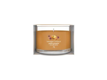 YANKEE CANDLE VOTIVNÍ SVÍČKA PLNĚNÁ VE SKLE GOLDEN PUMPKIN