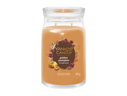 YANKEE CANDLE GOLDEN PUMPKIN SIGNATURE VELKÝ