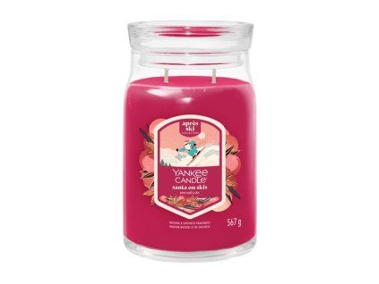 YANKEE CANDLE SANTA ON SKIS SIGNATURE VELKÝ