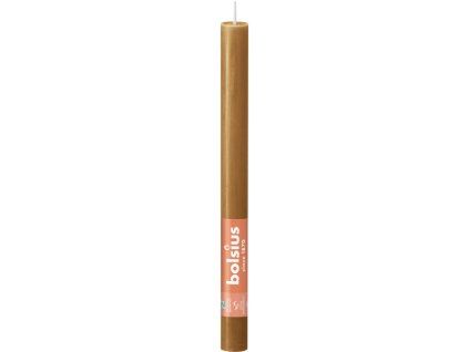 Bolsius Rustic Domácí 23×270 mm – Spice Brown (hnědá)