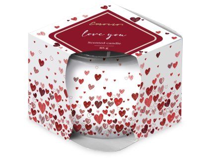 Emocio dekorativní svíčka 70x62 mm – Love You