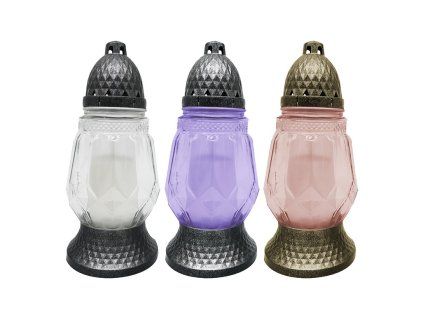 Hřbitovní sklo 25cm vklad 80g 24h. v mixu barev