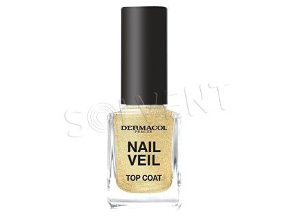 Dermacol dekorativka NAIL VEIL vrchní lak Sparkling beach