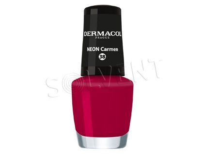 Dermacol dekorativka lak na nehty Neon Carmen č.38