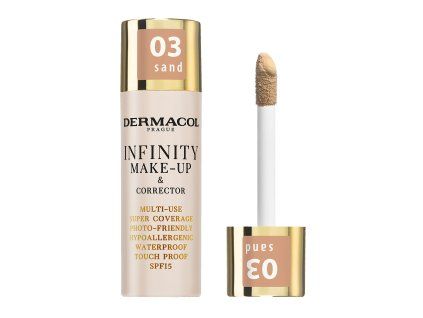Dermacol dekorativka Infinity m-up+korektor 03 Sand