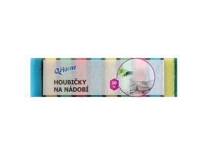 Q Home houbička na nádobí (10ks/fol)