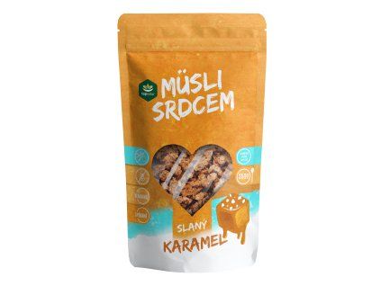 Topnatur Müsli srdcem 350g slaný karamel