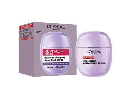 Loreal aqua fluid 40ml Rev Filler SPF 30
