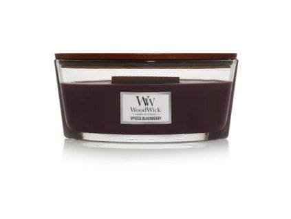 WoodWick Spiced Blackberry svíčka loď