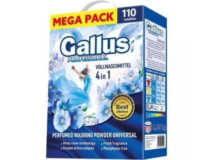 Gallus prací prášek Universal Box, 110 dávek, 6,05 kg
