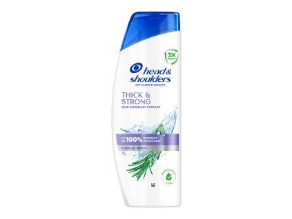 H&S šampon 400ml Thick & Strong Rosemary