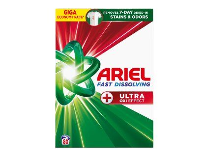 Ariel prášek 80PD Plus Ultra OXI BOX
