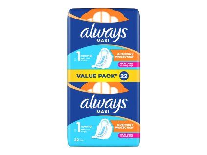 Always vložky (22ks/fol) Maxi Normal Duo