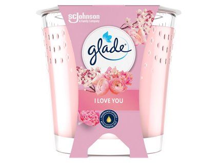 Glade svíčka 112g   I Love You