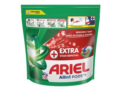 Ariel kaps (10PD/bal) Plus Extra Stain