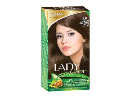 Barva na vlasy LADY in Color, 6.0 Tmavá blond