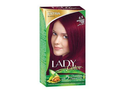 Barva na vlasy LADY in Color, 6.5 Mahagonová
