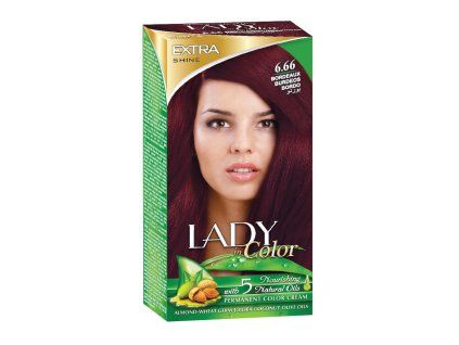 Barva na vlasy LADY in Color, 6.66 Bordeaux