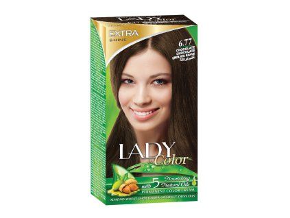 Barva na vlasy LADY in Color, 6.77 Čokoládová