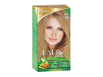 Barva na vlasy LADY in Color, 8.0 Blond