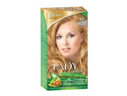 Barva na vlasy LADY in Color, 9.3 Zlatá blond