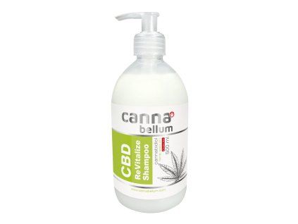cannabellum CBD ReVitalize vlasový šampon 500ml
