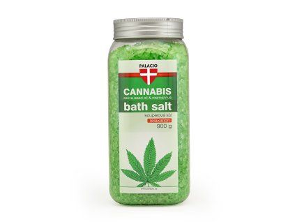 PALACIO Cannabis Rosmarinus koupelová sůl, 900 g