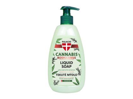 PALACIO Cannabis Rosmarinus tekuté mýdlo s pumpičkou, 500 ml