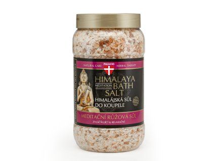 PALACIO Himalájská meditační koupelová sůl, růžová, 1200 g