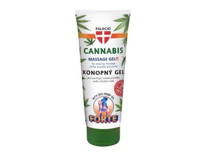PALACIO Konopný masážní gel Forte, tuba, 200 ml