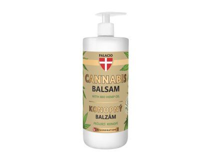 PALACIO Konopný tělový balzám s pumpičkou, 500 ml