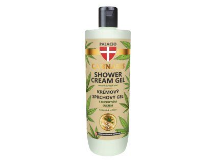 PALACIO Krémový sprchový gel s konopným olejem 500 ml
