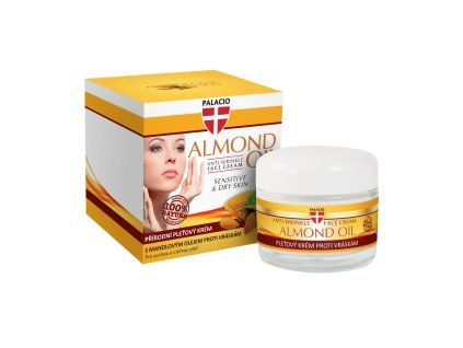 PALACIO Mandlový olej pleťový krém, 50 ml
