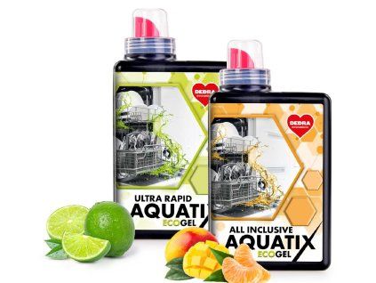 Sada AQUATIX 1+1 | gely do myčky | 115 mytí | ULTRA RAPID + ALL INCLUSIVE