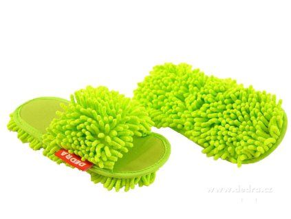 SAMOCHODKY® úklidové botky jasně zelené | velikost 41–45, délka 28 cm