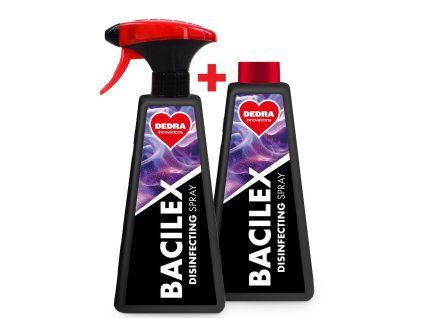 1+1 ZDARMA BACILEX | Dezinfekční sprej na povrchy | 2 x 500 ml