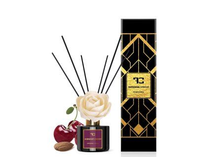 MIDNIGHT CHERRY | difuzér s FLOW květinou & tyčinkami | PARFUMIA® | 200 ml
