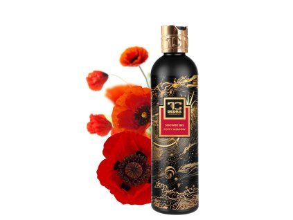 POPPY MEADOW | exkluzivní šetrný sprchový gel s glycerinem & Aloe vera | 320 ml | FC DEDRA exclusive