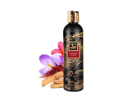 RED VELVET | exkluzivní šetrný sprchový gel s glycerinem & Aloe vera | 320 ml | FC DEDRA exclusive